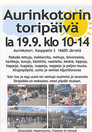 aurinkotori j&auml;rvel&auml;